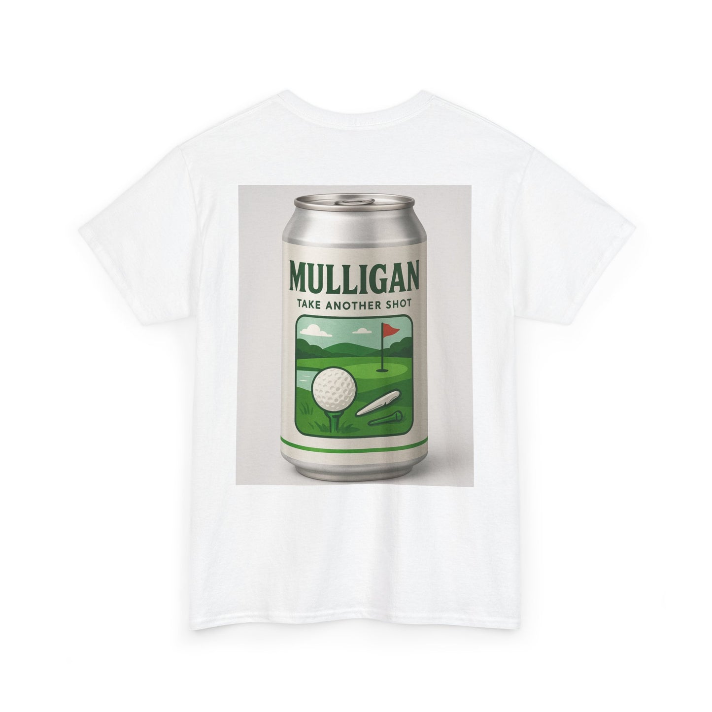 Mulligan Golf Tee - Unisex Heavy Cotton Shirt, Perfect for Golf Lovers, Casual Wear, Gifts for Him/Her, Sports Fan Attire