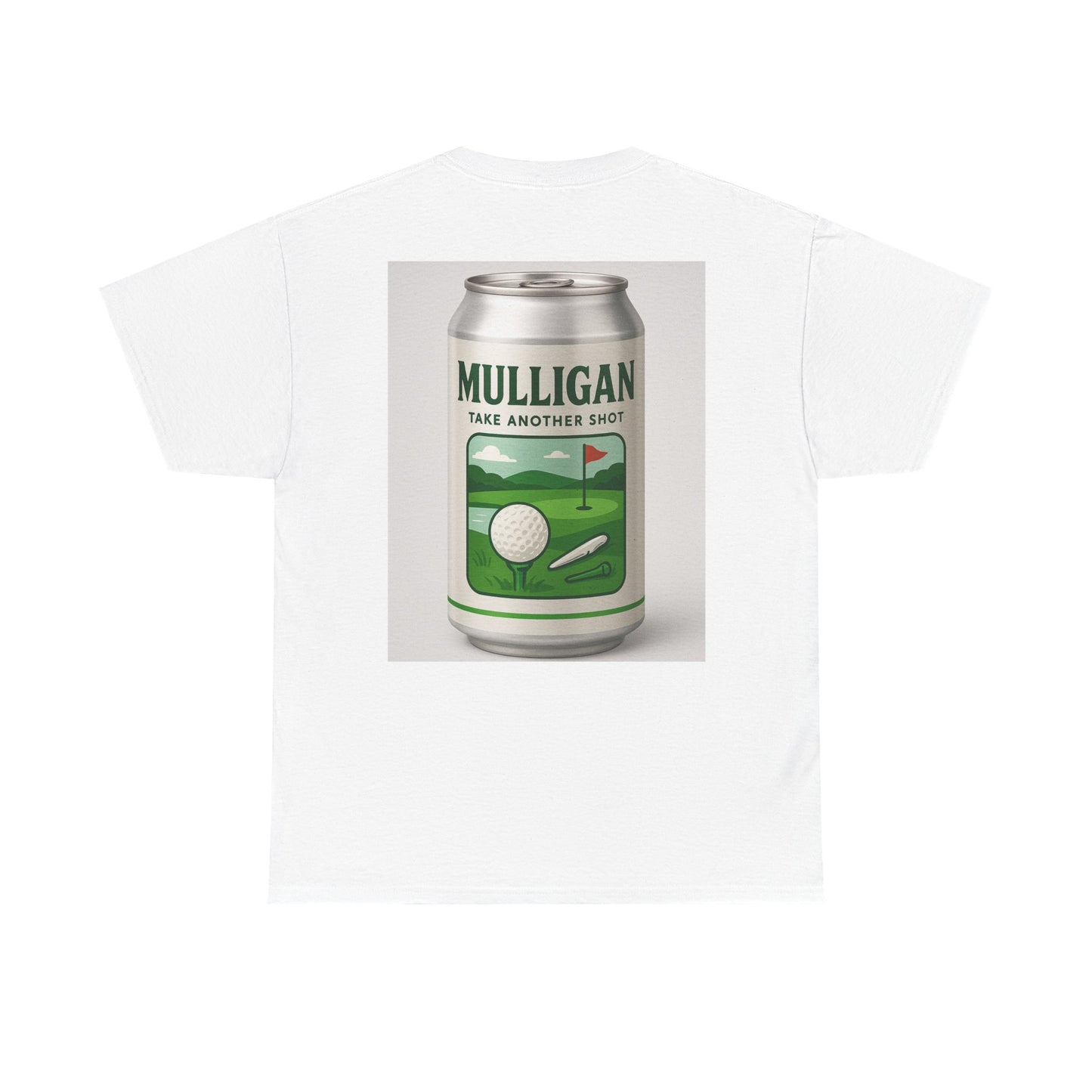 Mulligan Golf Tee - Unisex Heavy Cotton Shirt, Perfect for Golf Lovers, Casual Wear, Gifts for Him/Her, Sports Fan Attire